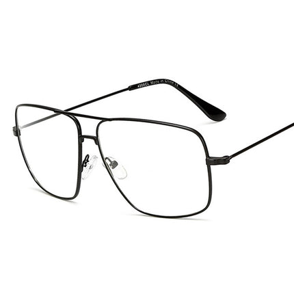 Women's Square Shaped Metal Glasses - Wnkrs