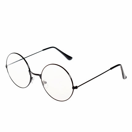 Retro Round Transparent Metal Glasses - Wnkrs