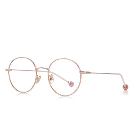 Women's Fashion Round Retro Glasses - Wnkrs