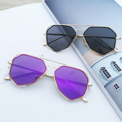 Children's Pilot Sunglasses with Metal Frame - Wnkrs