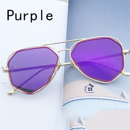 Children's Pilot Sunglasses with Metal Frame - Wnkrs