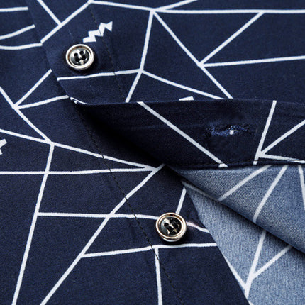 Geometric Printed Party Men's Shirt - Wnkrs