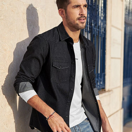 Men's Cotton Denim Shirt - Wnkrs