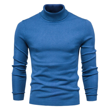 Men's Turtleneck Basic Sweater - Wnkrs