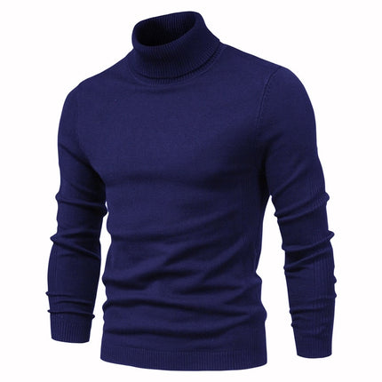 Men's Turtleneck Basic Sweater - Wnkrs