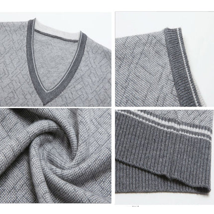 Men's Knitted Pullover Vest - Wnkrs