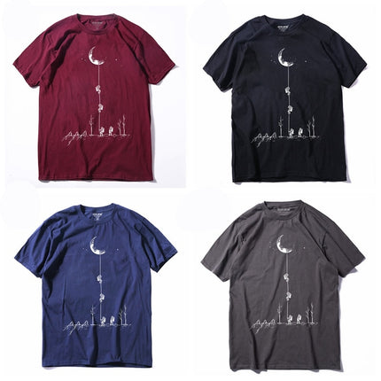 Men's Casual Cotton T-Shit with Print - Wnkrs