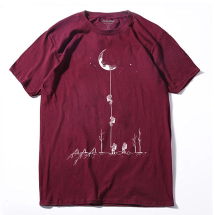Men's Casual Cotton T-Shit with Print - Wnkrs
