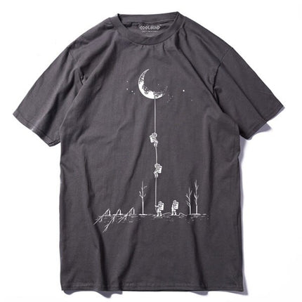 Men's Casual Cotton T-Shit with Print - Wnkrs