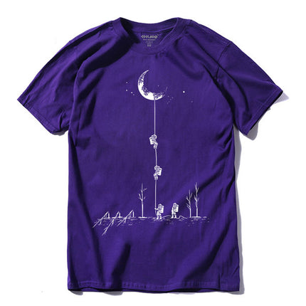 Men's Casual Cotton T-Shit with Print - Wnkrs
