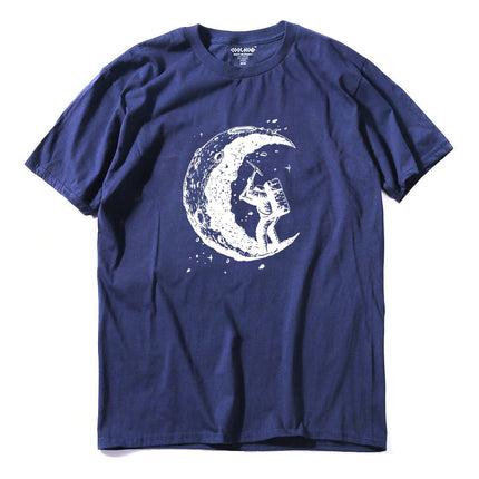 Men's Casual Cotton T-Shit with Print - Wnkrs