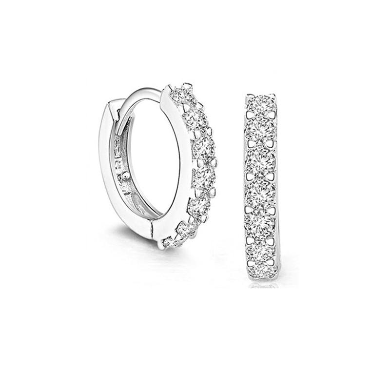 Classic 925 Sterling Silver Hoop Earrings for Women