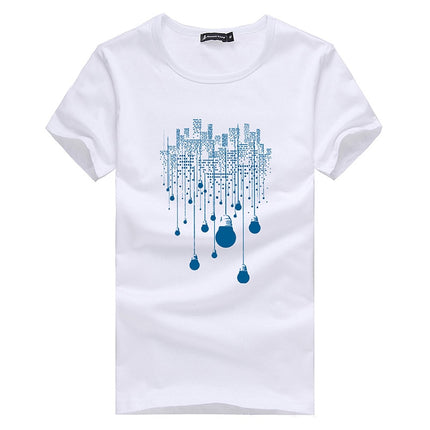 Men's Abstract Printed Cotton T-Shirt - Wnkrs