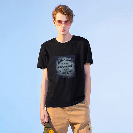 Men's Abstract Printed Cotton T-Shirt - Wnkrs