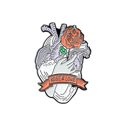 Anatomical Heart Shaped Pin - Wnkrs
