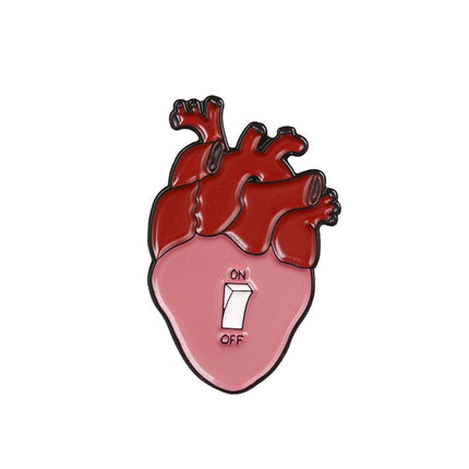 Anatomical Heart Shaped Pin - Wnkrs