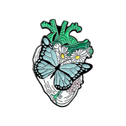 Anatomical Heart Shaped Pin - Wnkrs