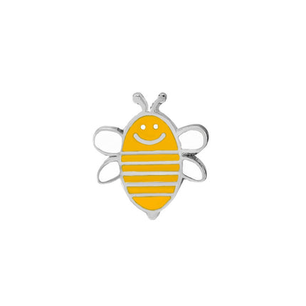 Cartoon Bee Enamel Brooch - Wnkrs