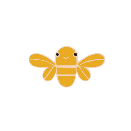 Cartoon Bee Enamel Brooch - Wnkrs