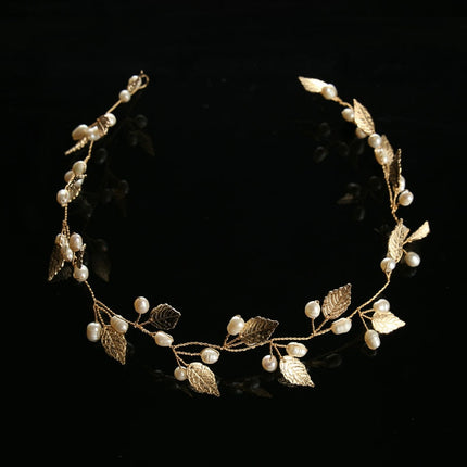 Lightweight Metal Tiara with Pearls - Wnkrs