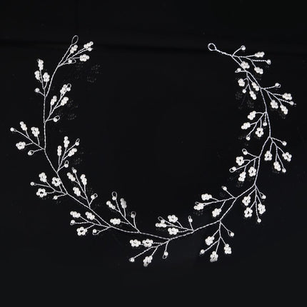 Lightweight Metal Tiara with Pearls - Wnkrs