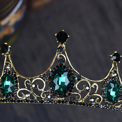 Green Crystals Design Princess Crown - Wnkrs