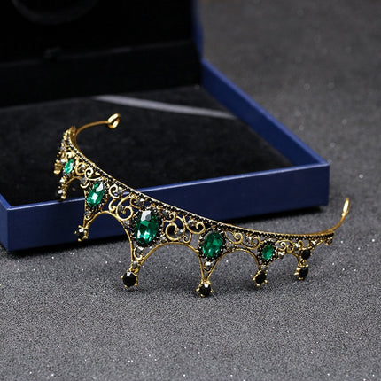 Green Crystals Design Princess Crown - Wnkrs