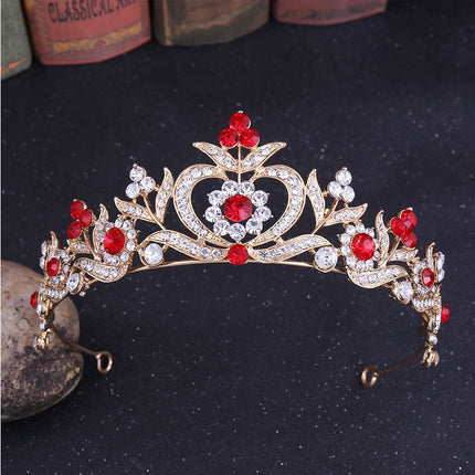 Women's Wedding Crystal Flowers Tiara - Wnkrs