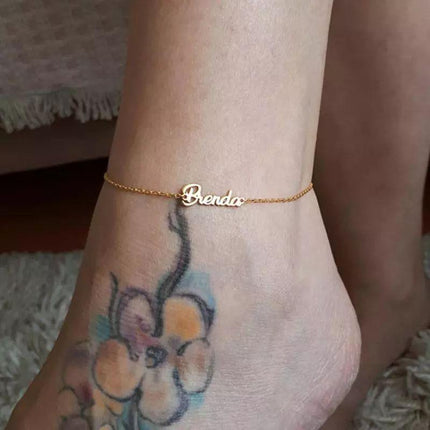 Customized Charm Anklet - Wnkrs