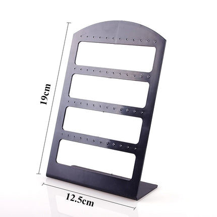 48 Holes Black Plastic Jewelry Holder - wnkrs