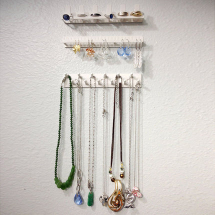 White Wall Hanging Jewelry Holders - wnkrs