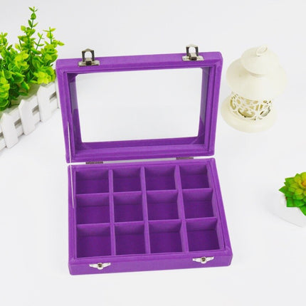 12-Grids Jewelry Organizer Box with Locks - wnkrs