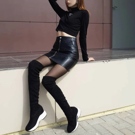 Women's Sport Chic Style Over the Knee Boots - Wnkrs