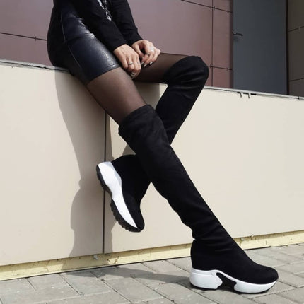 Women's Sport Chic Style Over the Knee Boots - Wnkrs