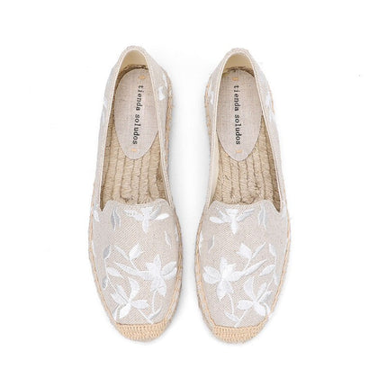 High-Quality Women's Espadrilles in Blue and Beige - Wnkrs