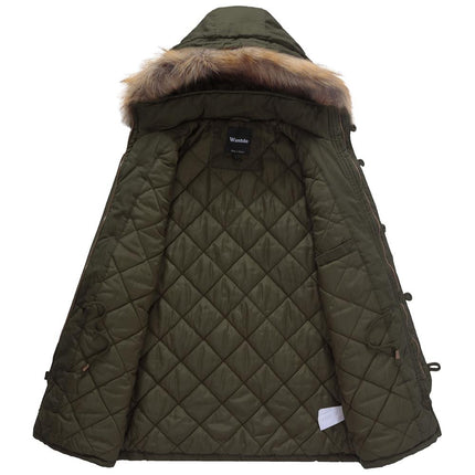 Men's Winter Jacket with Detachable Hood - Wnkrs