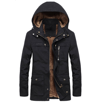 Cotton Men's Winter Coat in Different Sizes - Wnkrs
