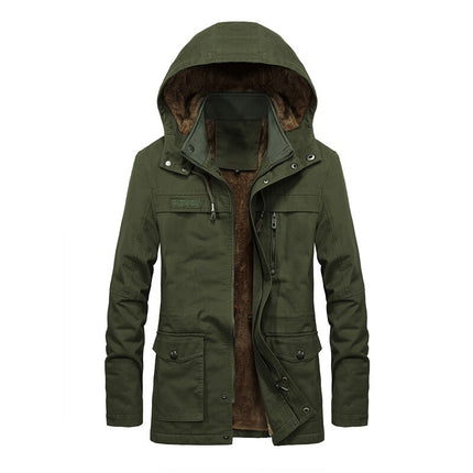 Cotton Men's Winter Coat in Different Sizes - Wnkrs