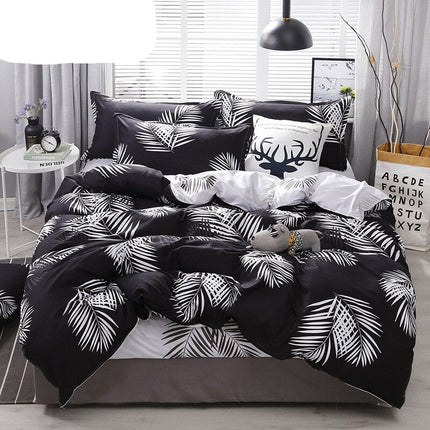 Modern Printed Bedding Set 4 Pcs - wnkrs