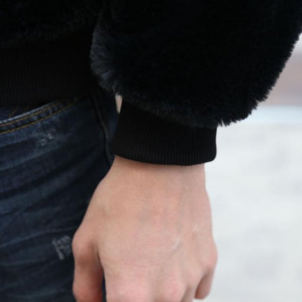 Men's Eco Fur Hooded Coat - Wnkrs