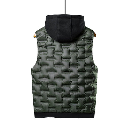 Men's Hooded Warm Vest - Wnkrs