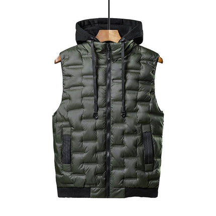 Men's Hooded Warm Vest - Wnkrs