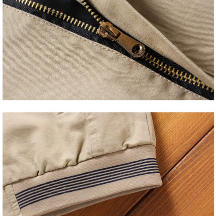 Men's Casual Zipper Bomber - Wnkrs