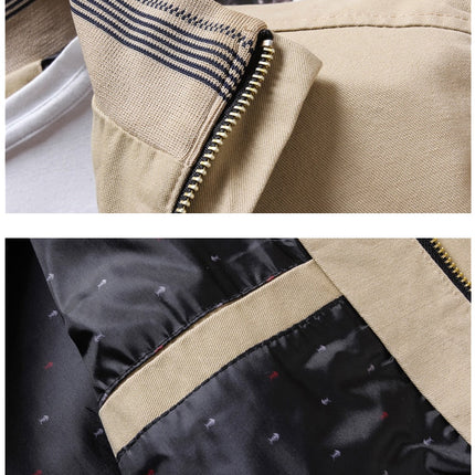 Men's Casual Zipper Bomber - Wnkrs
