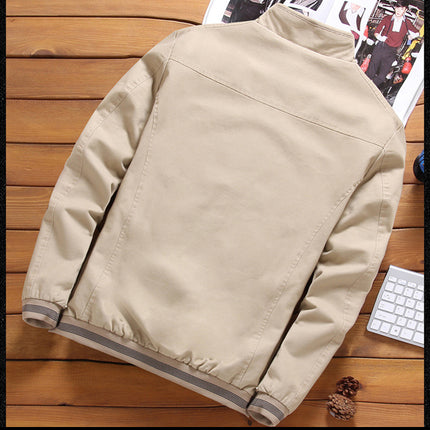 Men's Casual Zipper Bomber - Wnkrs