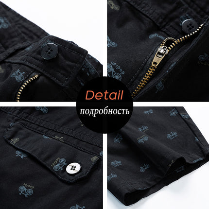 Men's Cargo Shorts with Pattern - Wnkrs