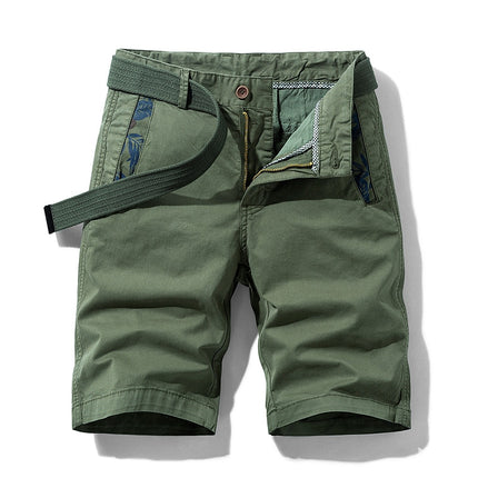 Men's Floral Print Detail Cargo Shorts - Wnkrs
