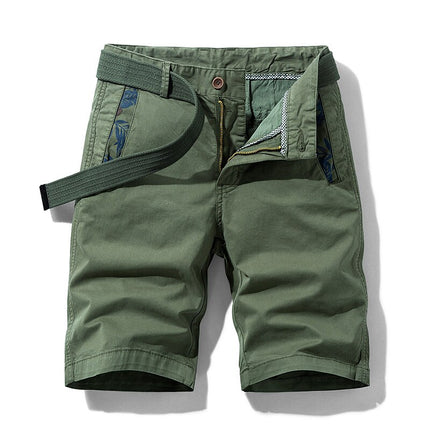 Men's Floral Print Detail Cargo Shorts - Wnkrs