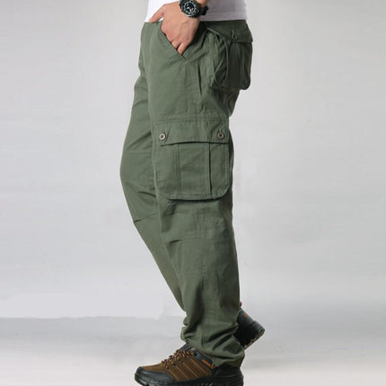 Men's Casual Cotton Cargo Pants - Wnkrs
