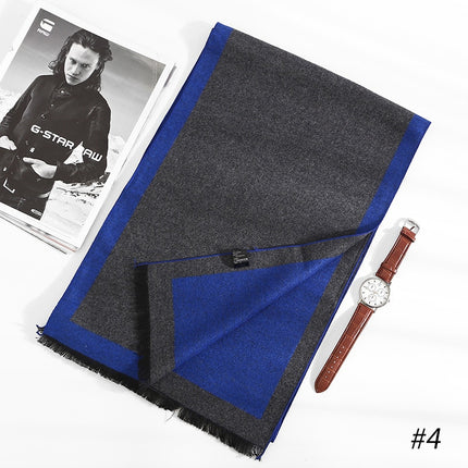 Men's Color Block Cashmere Scarf - Wnkrs